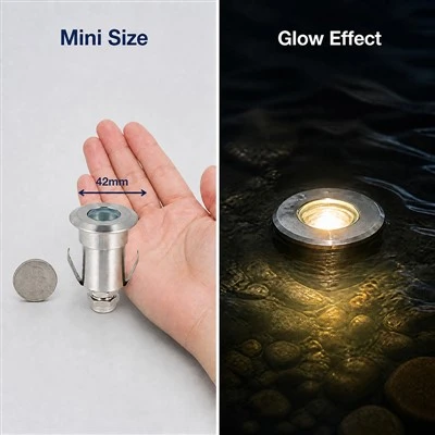 Luz de entrada de suelo-regulable de 12 V|Luz LED para paisaje|Anti-reflejo
